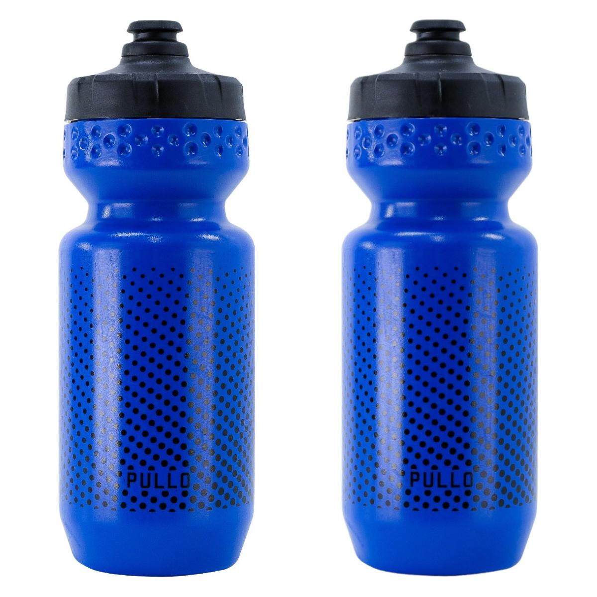Kit 2 Garrafas de Água 600ml Hupi Pullo Várias cores