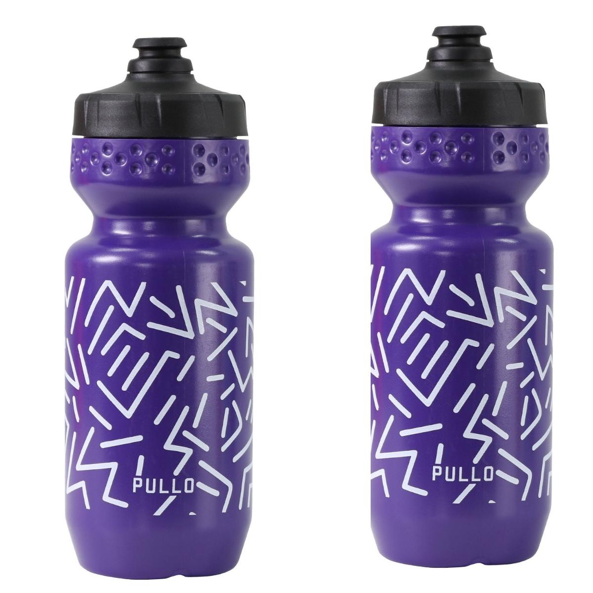 Kit 2 Garrafas de Água 600ml Hupi Pullo Várias cores