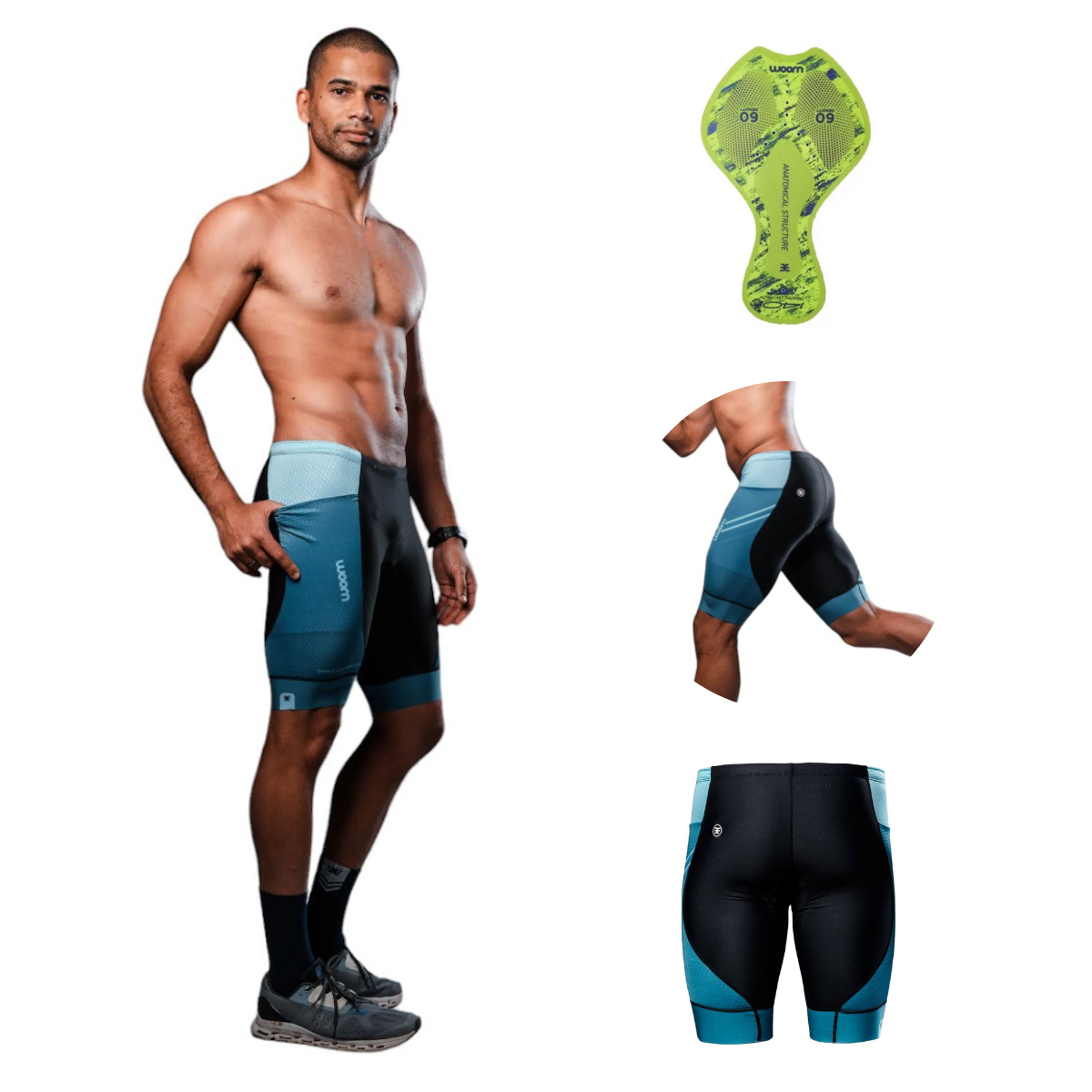 Bermuda de Triathlon Woom 140 Masculina