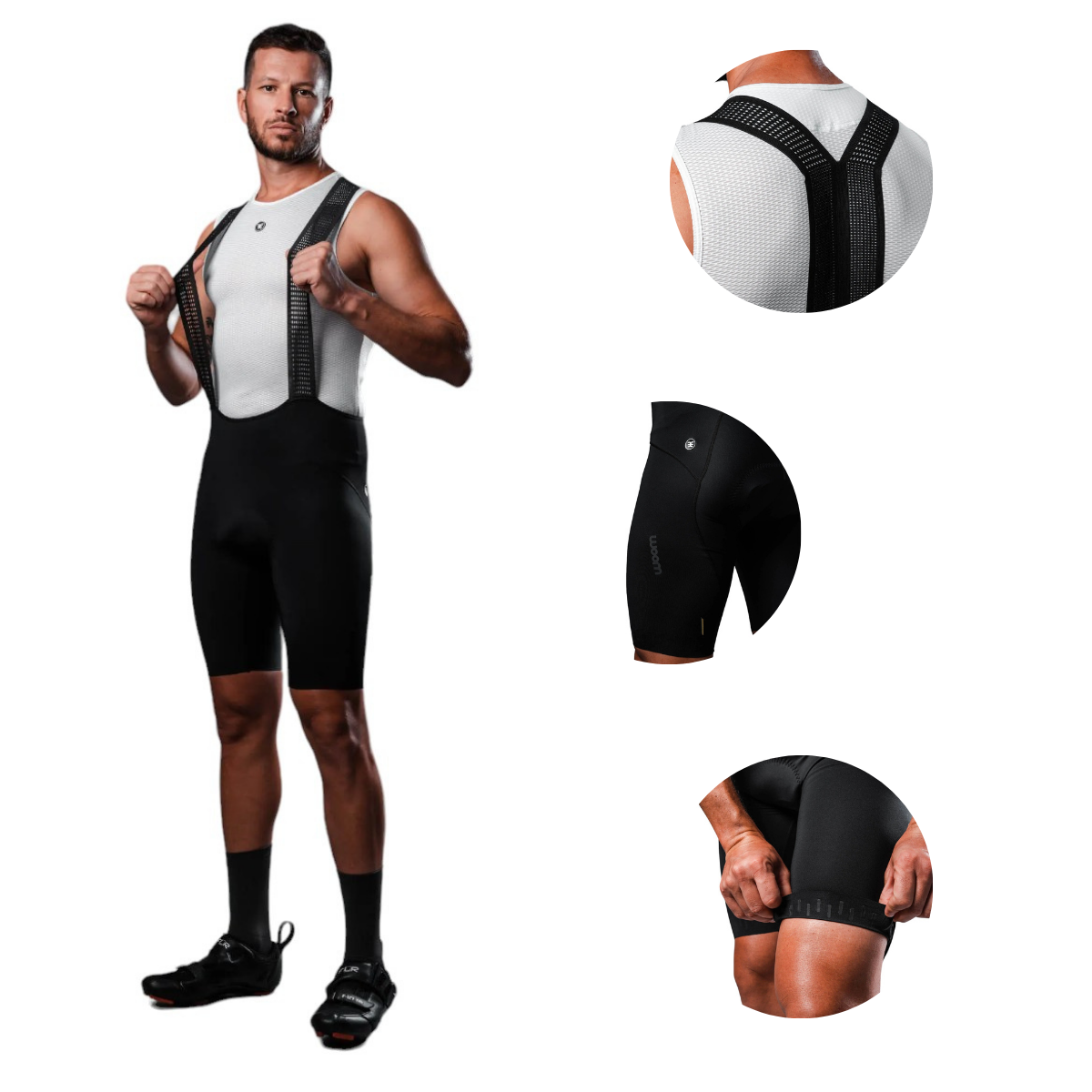 Bretelle de Ciclismo Masculino Woom Supreme Lançamento
