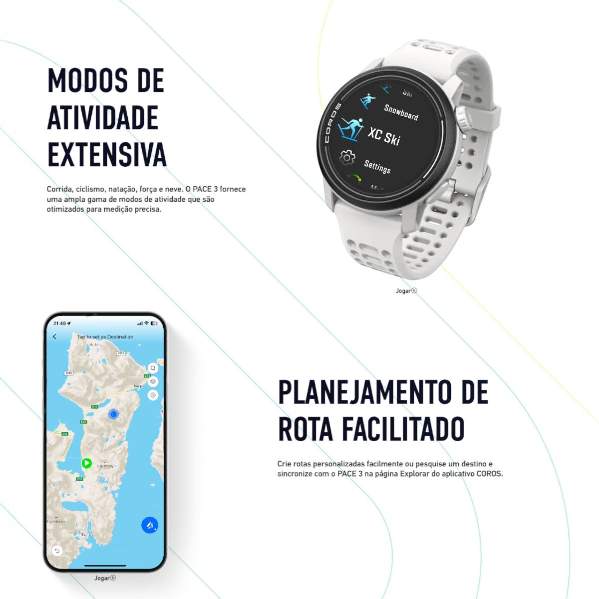 Coros Pace 3 Smartwatch Esportivo