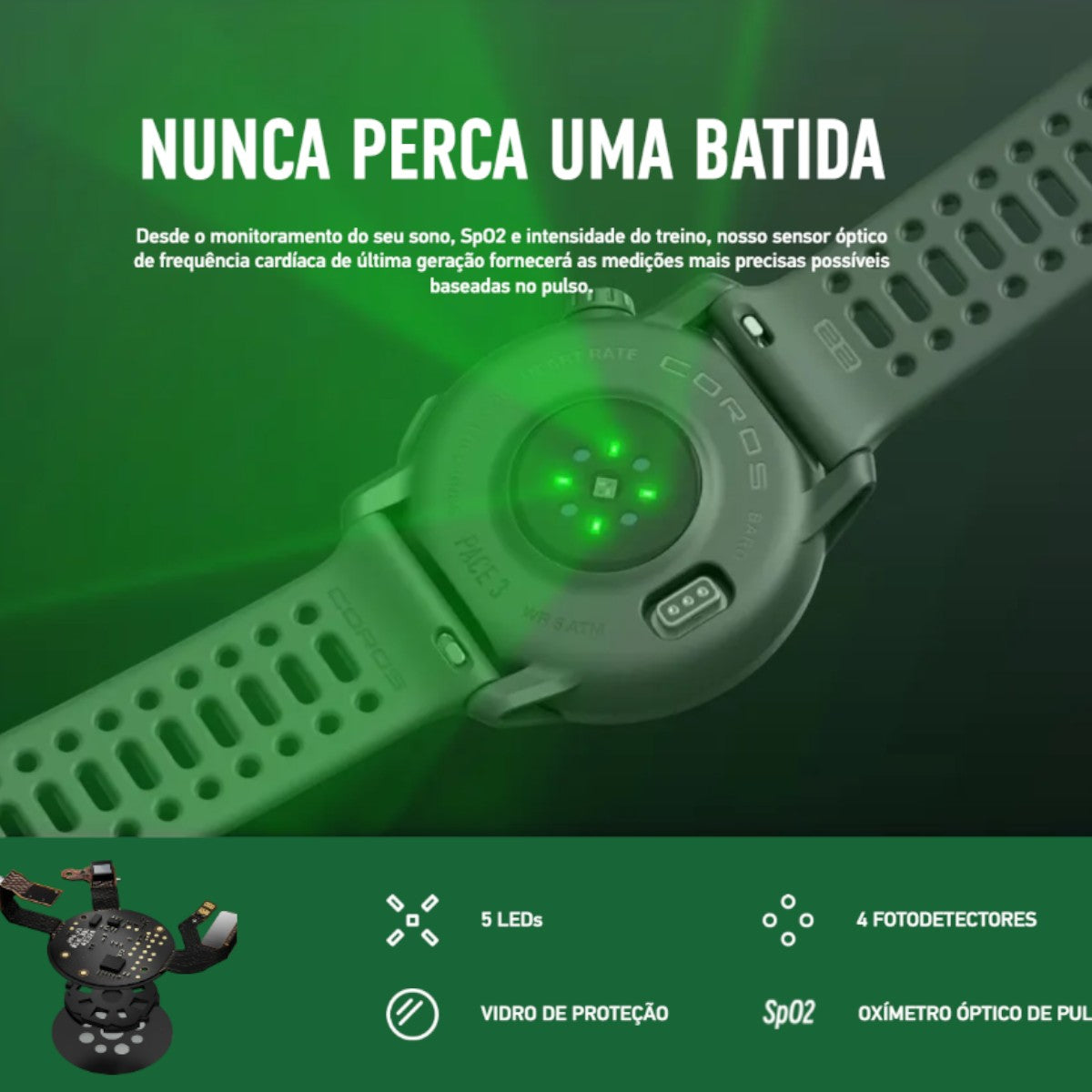 Coros Pace 3 Smartwatch Esportivo