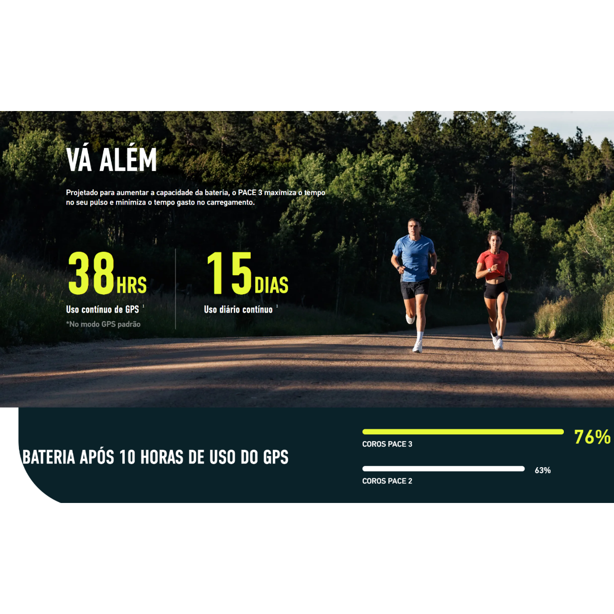 Coros Pace 3 Smartwatch Esportivo