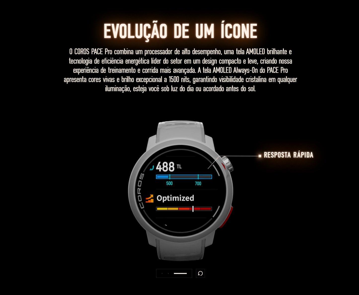 Coros Pace Pro Smartwatch Esportivo