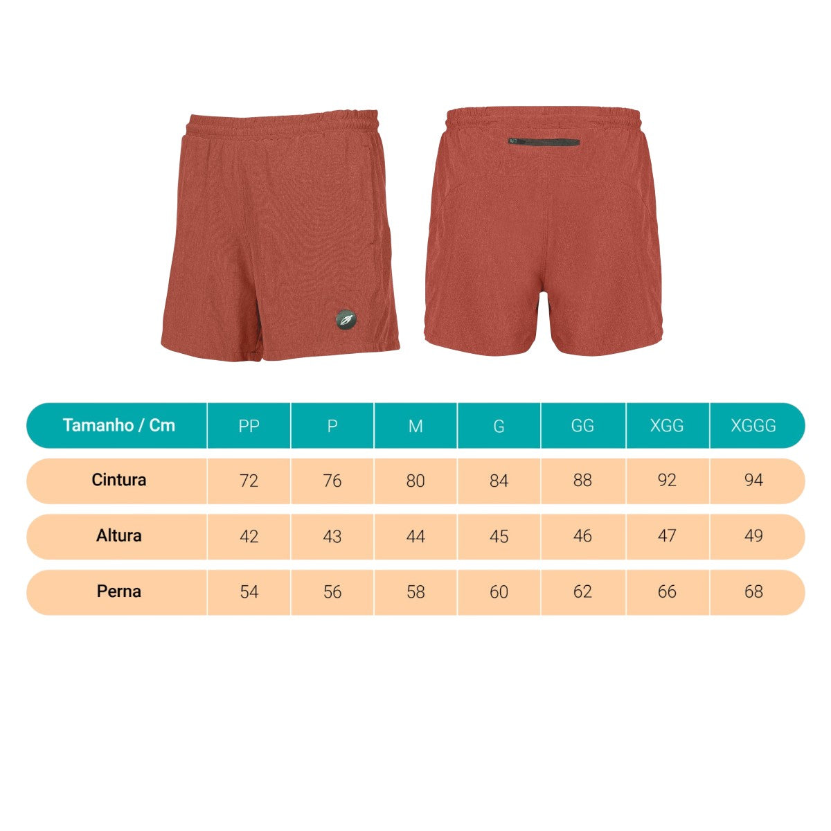 Bermuda Shorts Duplo Beach Tennis Masculino Storm 2933
