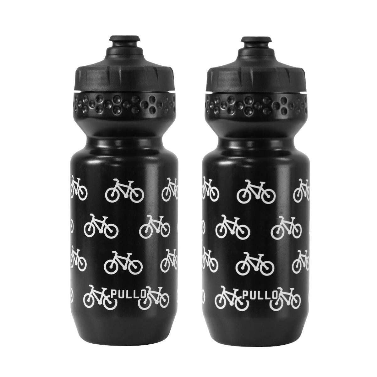 Kit 2 Garrafas de Água 600ml Hupi Pullo Várias cores