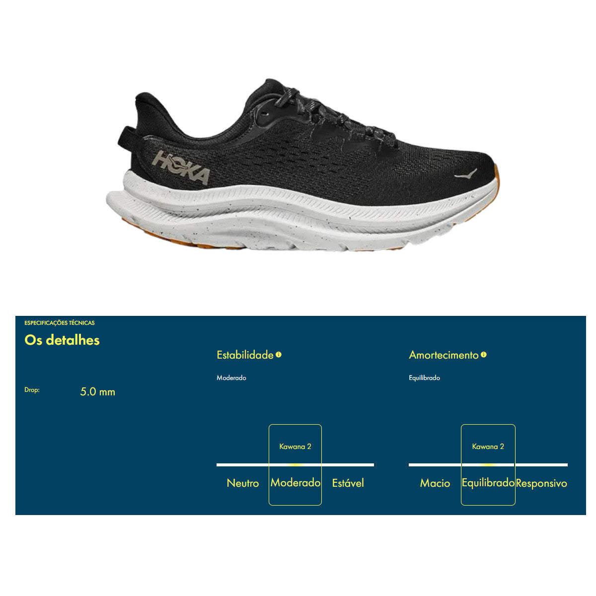 Tênis de Corrida Hoka Kawana 2 Masculino