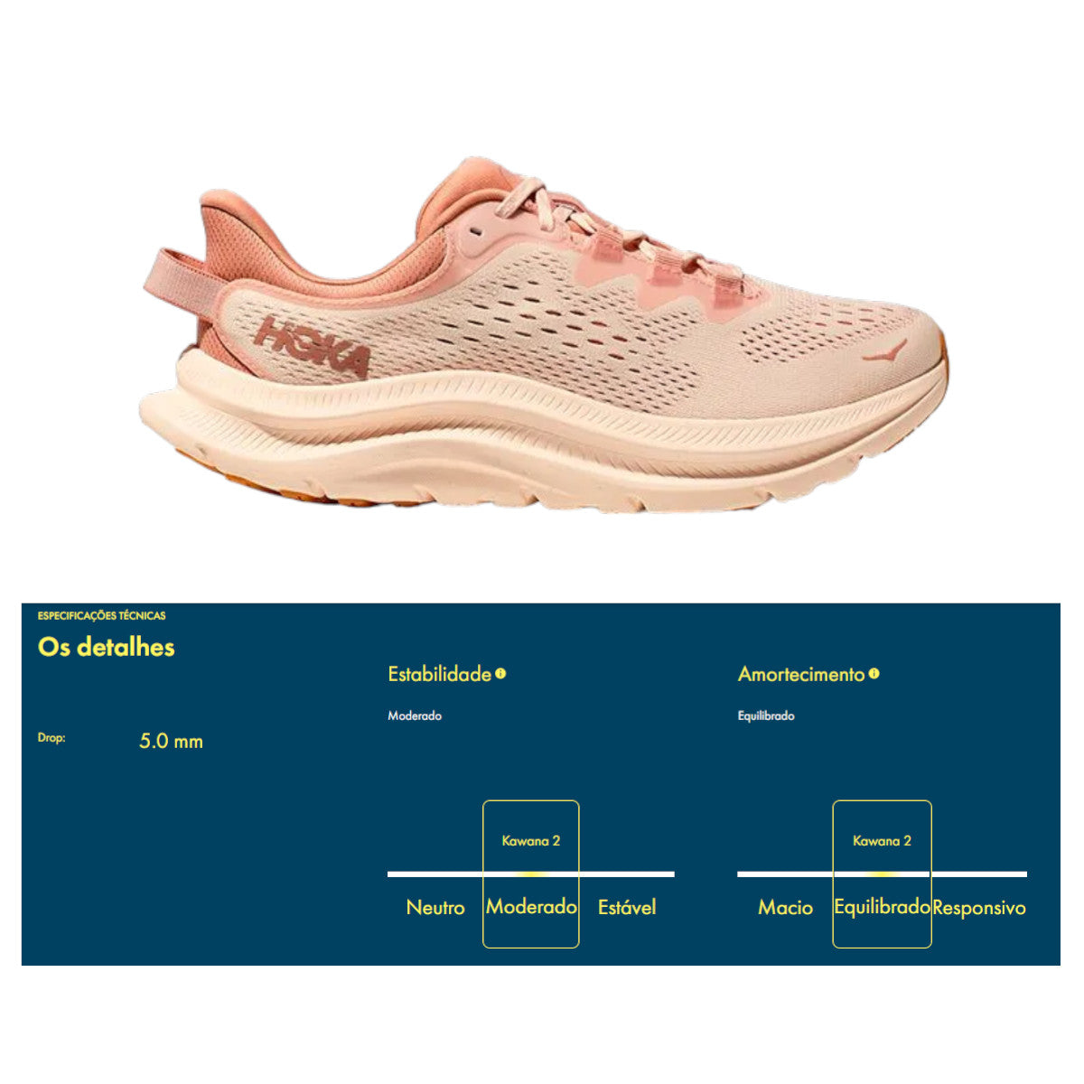 Tênis de Corrida Hoka Kawana 2 Feminino