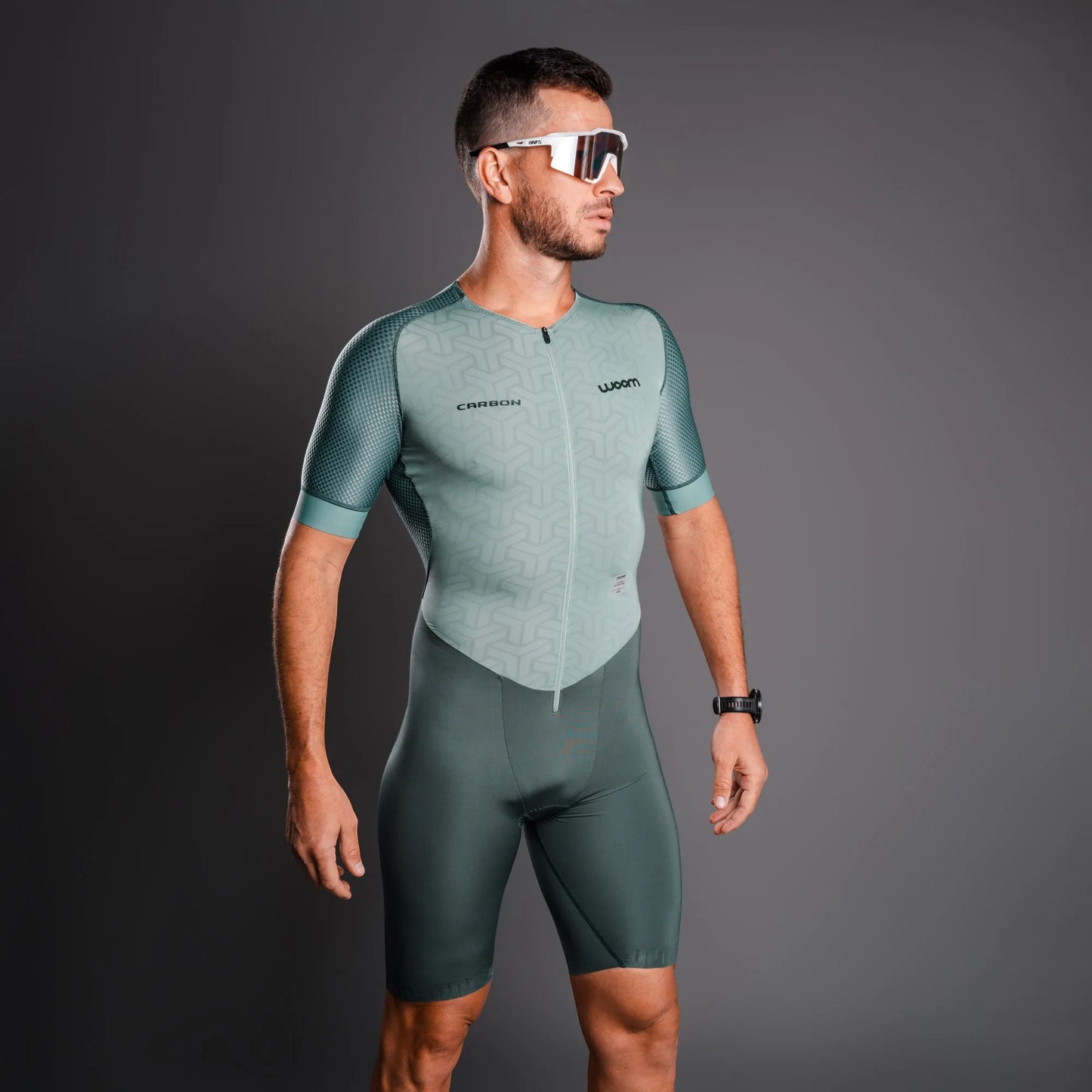 Macaquinho de Triathlon Woom Carbon Revolution Masculino