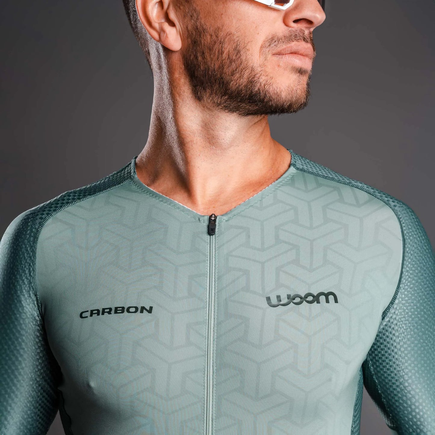 Macaquinho de Triathlon Woom Carbon Revolution Masculino