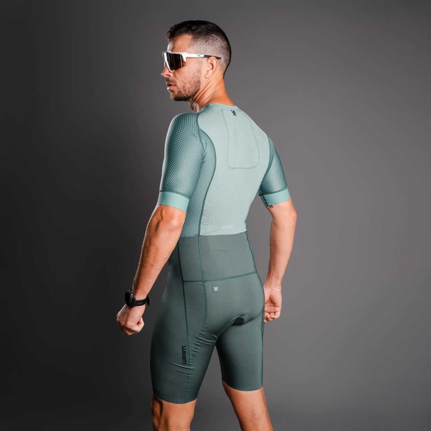 Macaquinho de Triathlon Woom Carbon Revolution Masculino