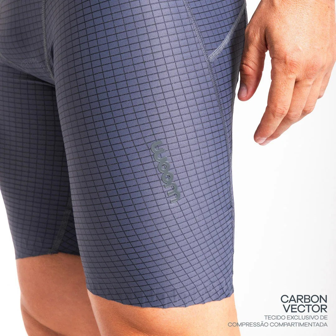 Macaquinho Triathlon com manga Carbon Revolution Woom Masculino II