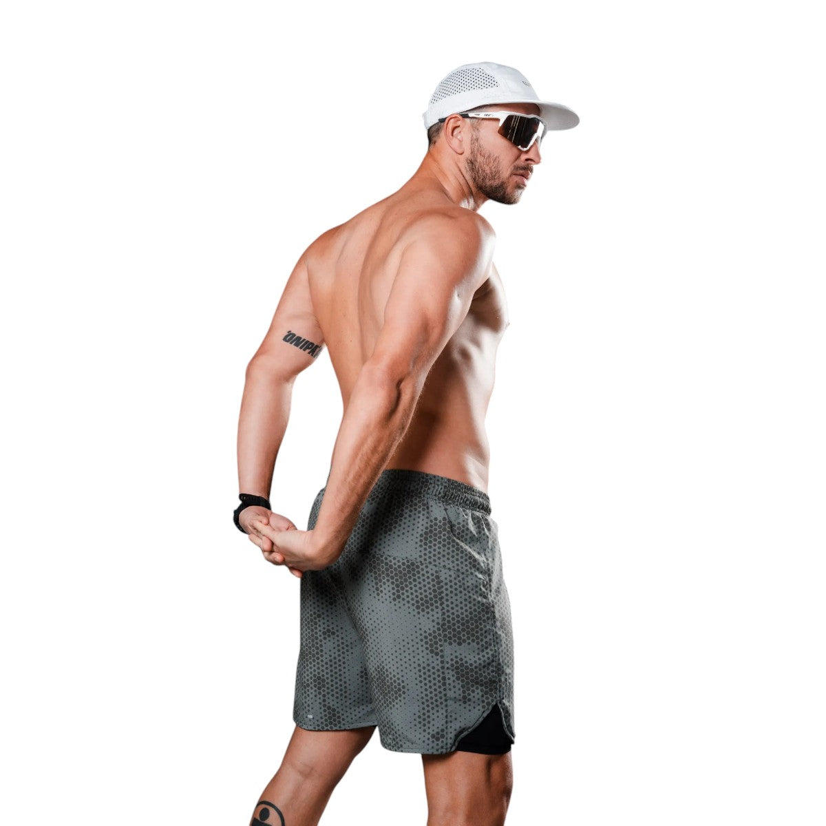Bermuda Shorts Running 2 em 1 Woom Marathon Masculino I