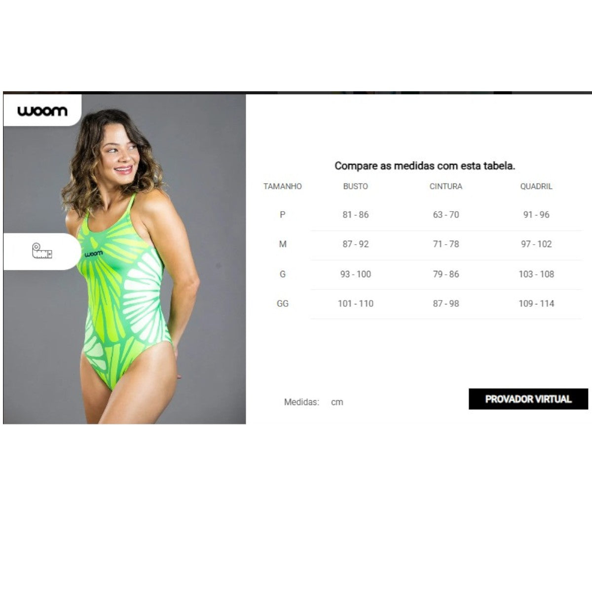 Maiô Natação Woom Swim Feminino III