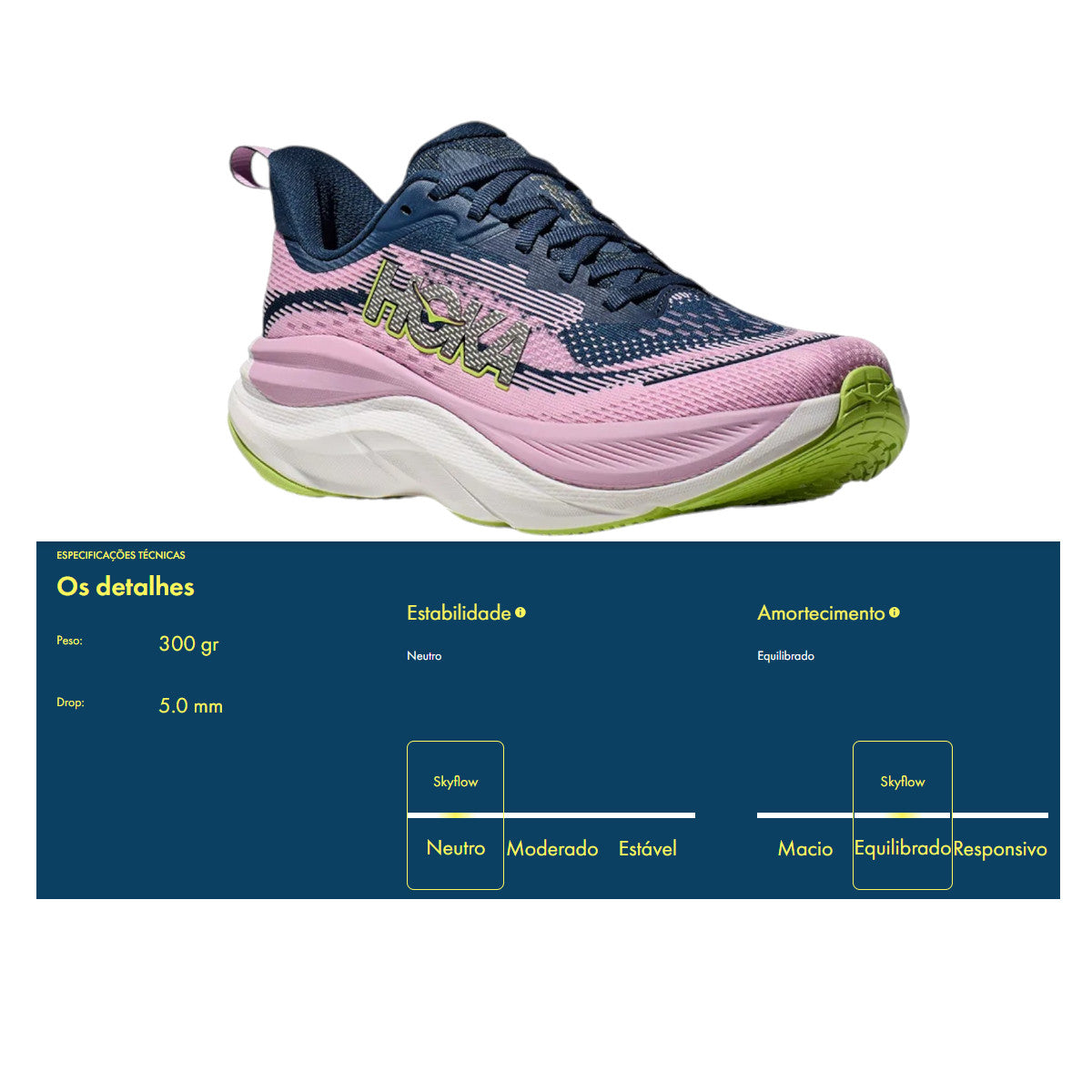 Tênis de Corrida Hoka Skyflow Feminino