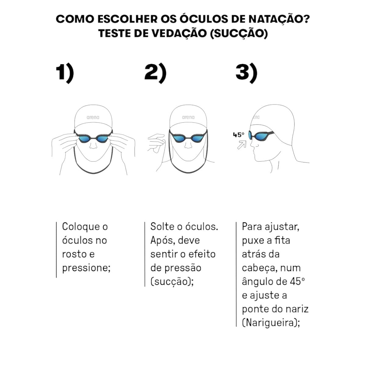 Óculos de Natação Arena The One Mask Lente Transparente
