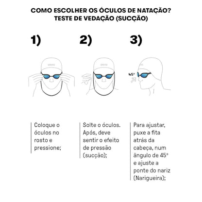 Óculos de Natação Arena The One Mask Lente Transparente