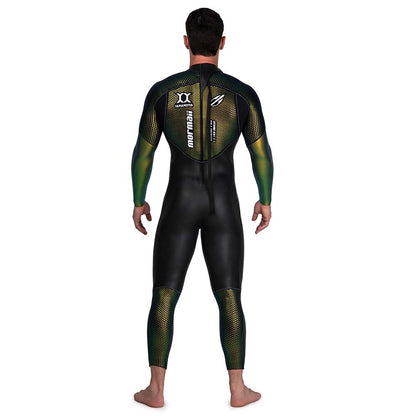 Roupa de Borracha Mormaii Triathlon Com Manga 5.3mm Camaleão Masculina