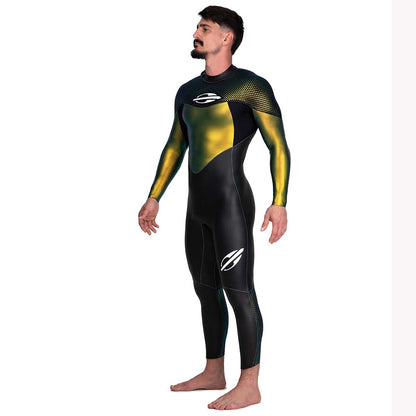 Roupa de Borracha Mormaii Triathlon Com Manga 5.3mm Camaleão Masculina