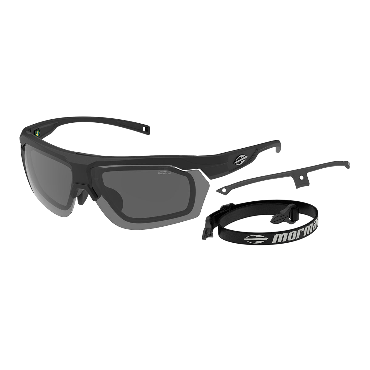 Óculos de Sol Mormaii Smash 5 com Clip para Lente de Grau Polarizado