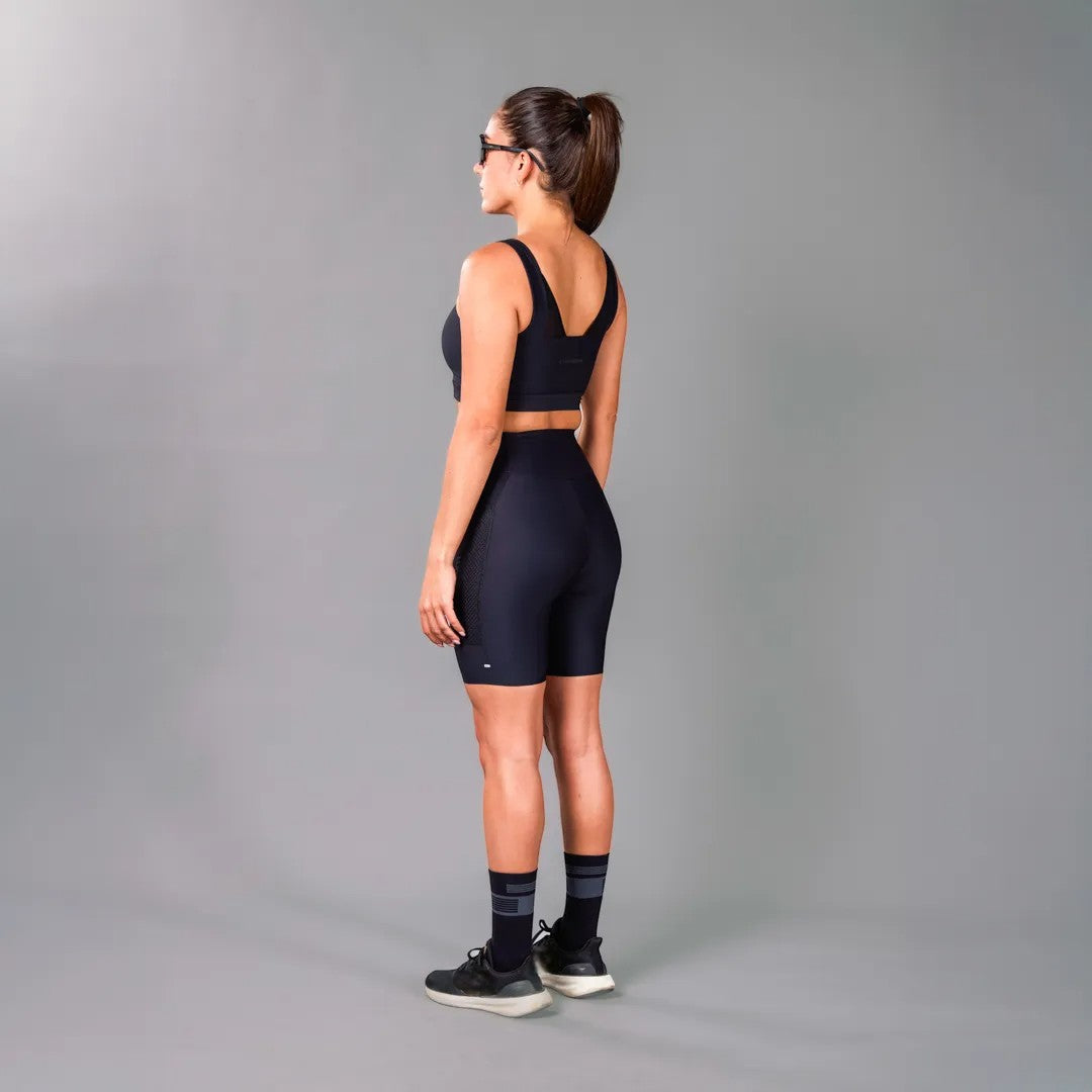 Bermuda Running Woom Carbon Phantom Black Feminino II Cor:Black