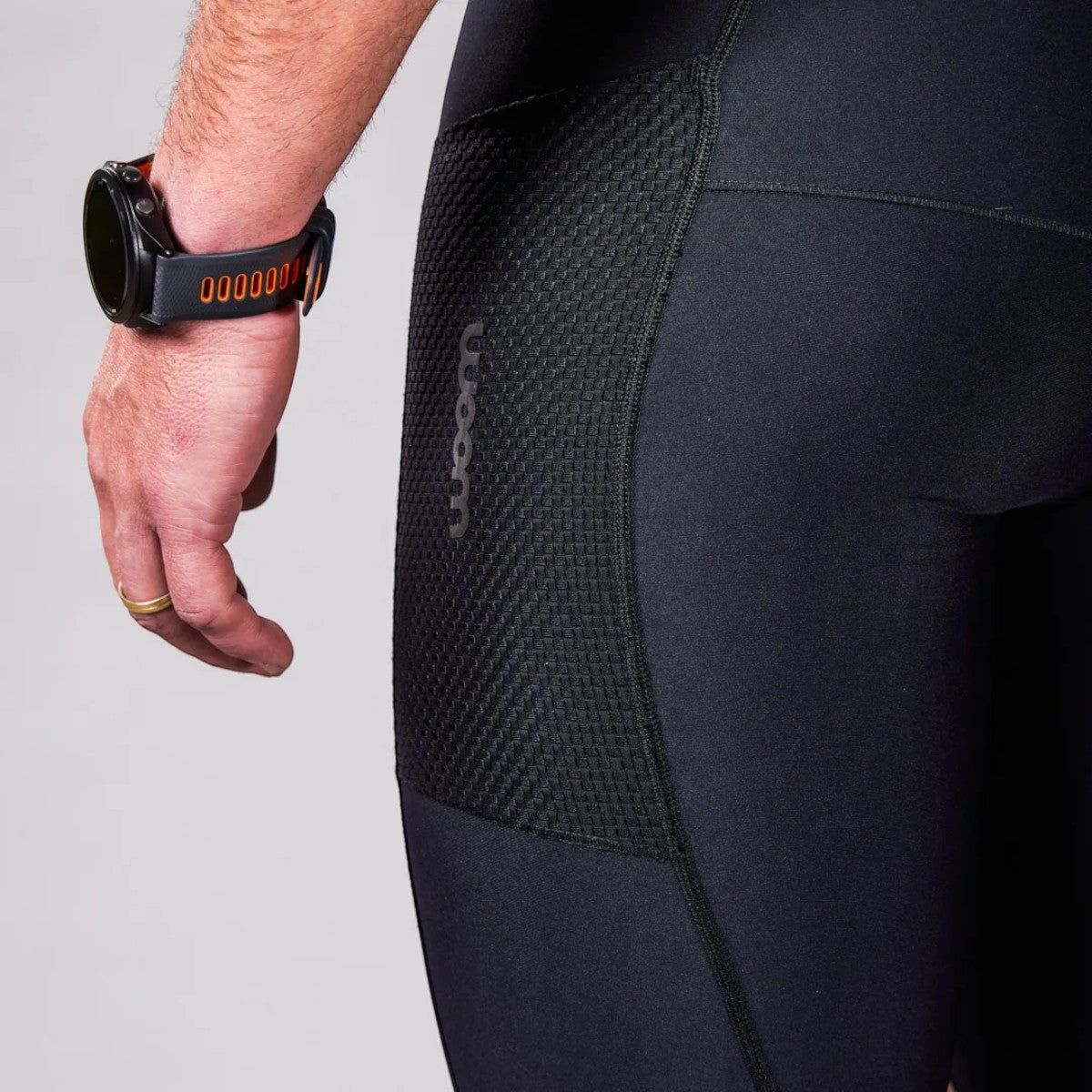 Bermuda Running Woom Carbon Phantom Black Masculino II