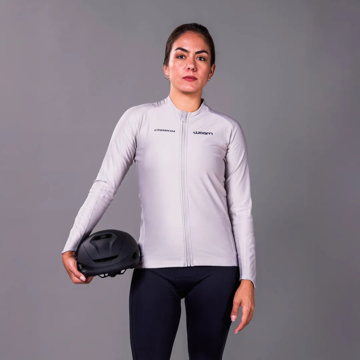 Jaqueta Woom Carbon Phantom Grigio Feminina I
