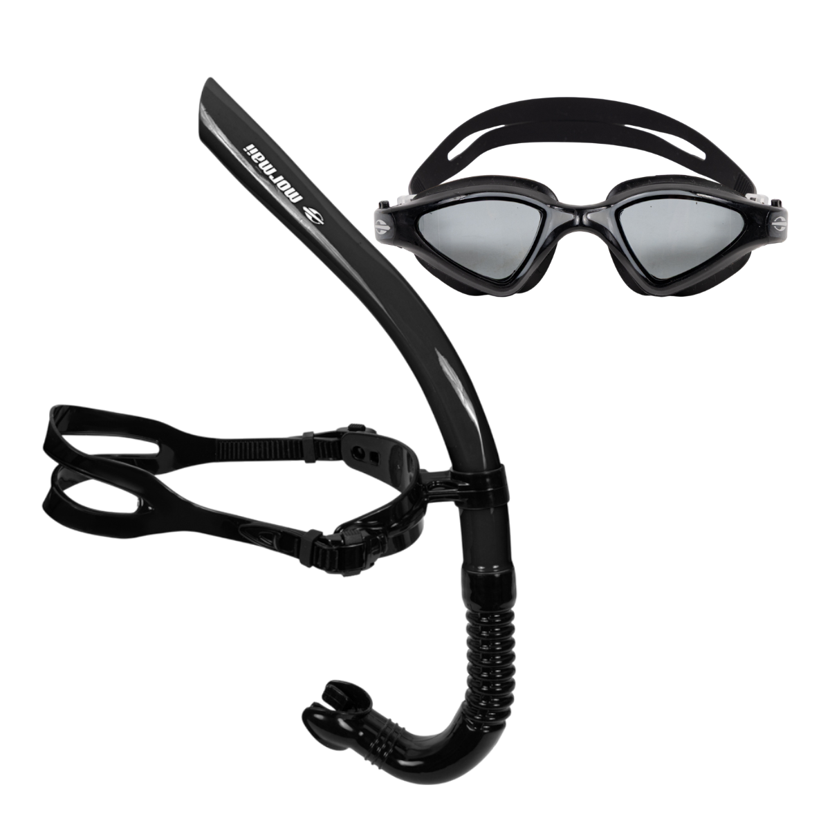 Kit  Óculos de Natação e Snorkel Frontal Mormaii