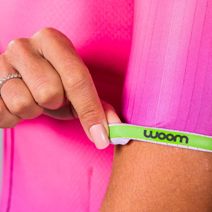 Macaquinho Triathlon com manga  Woom 140 Feminino II