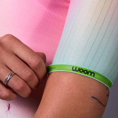 Macaquinho Triathlon com manga  Woom 140 Feminino II