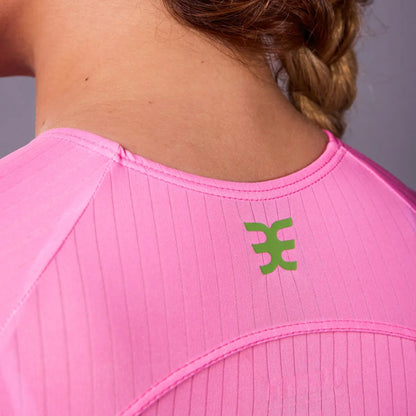 Macaquinho Triathlon com manga  Woom 140 Feminino II