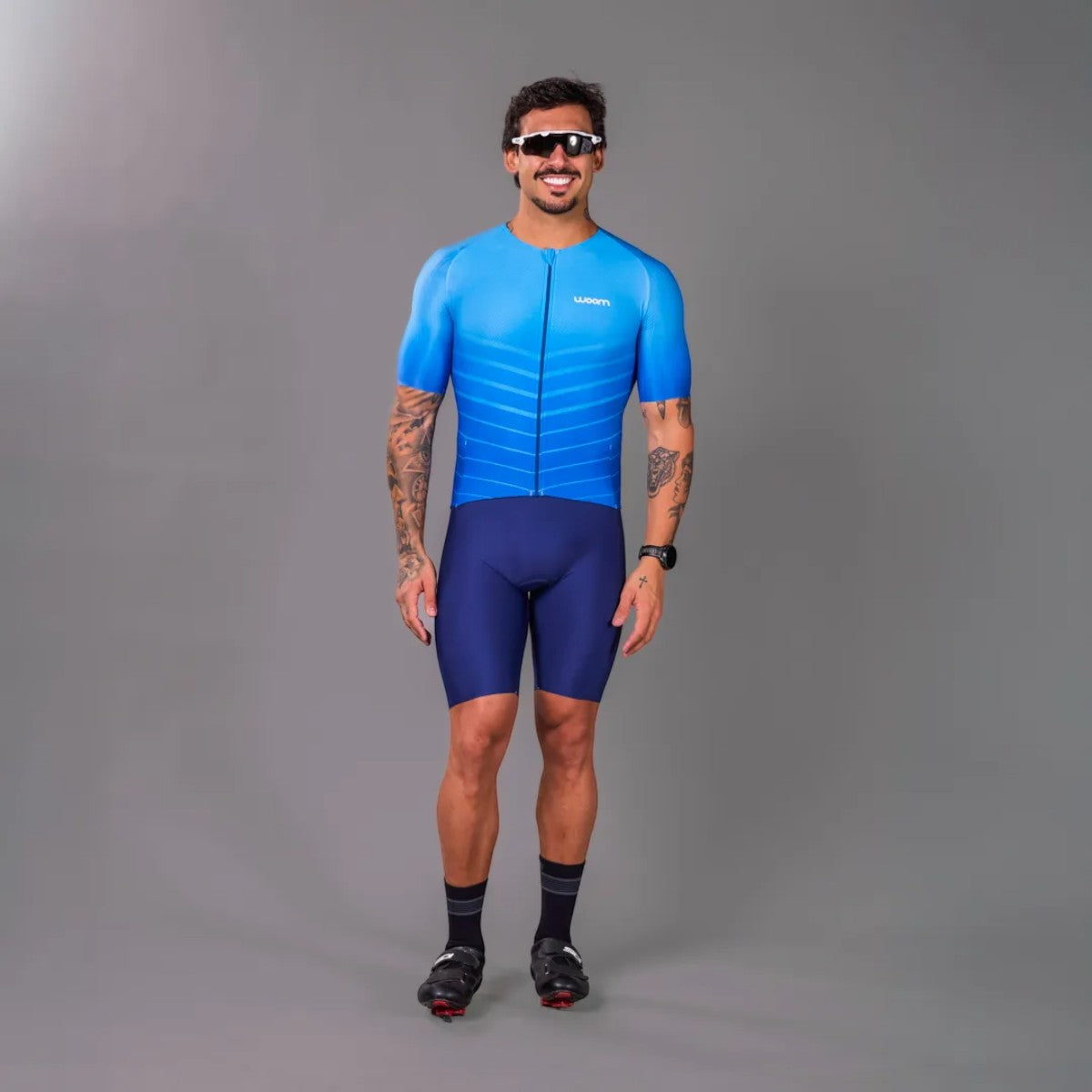 Macaquinho Triathlon com manga  Woom 140 Masculino II