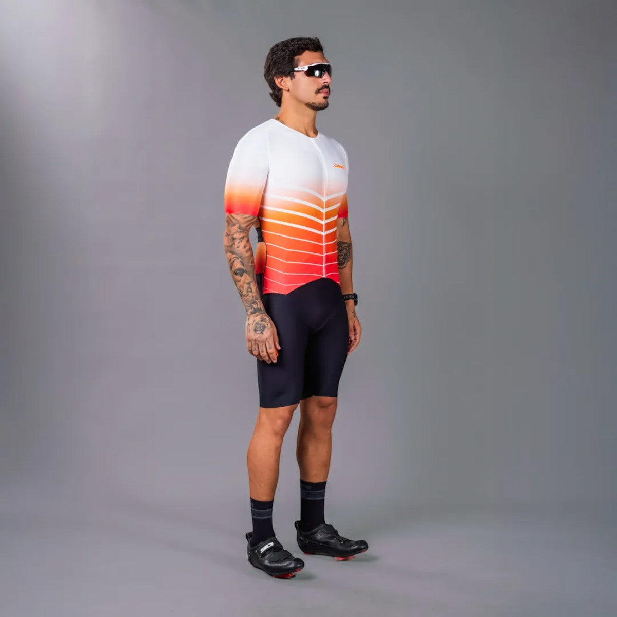 Macaquinho Triathlon com manga  Woom 140 Masculino II