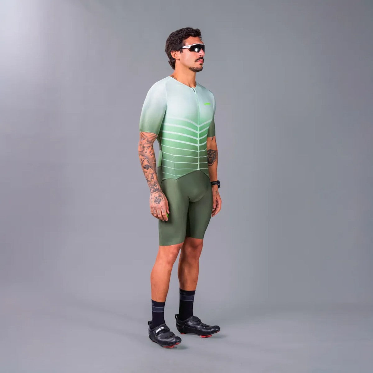 Macaquinho Triathlon com manga  Woom 140 Masculino II