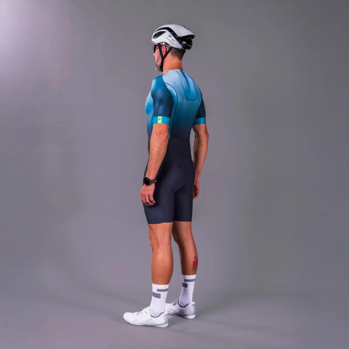 Macaquinho Triathlon com manga  Woom Carbon Phantom Masculino II