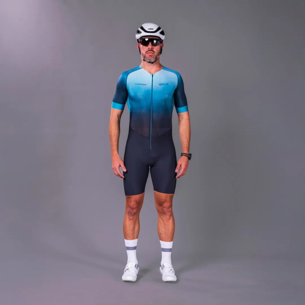 Macaquinho Triathlon com manga  Woom Carbon Phantom Masculino II