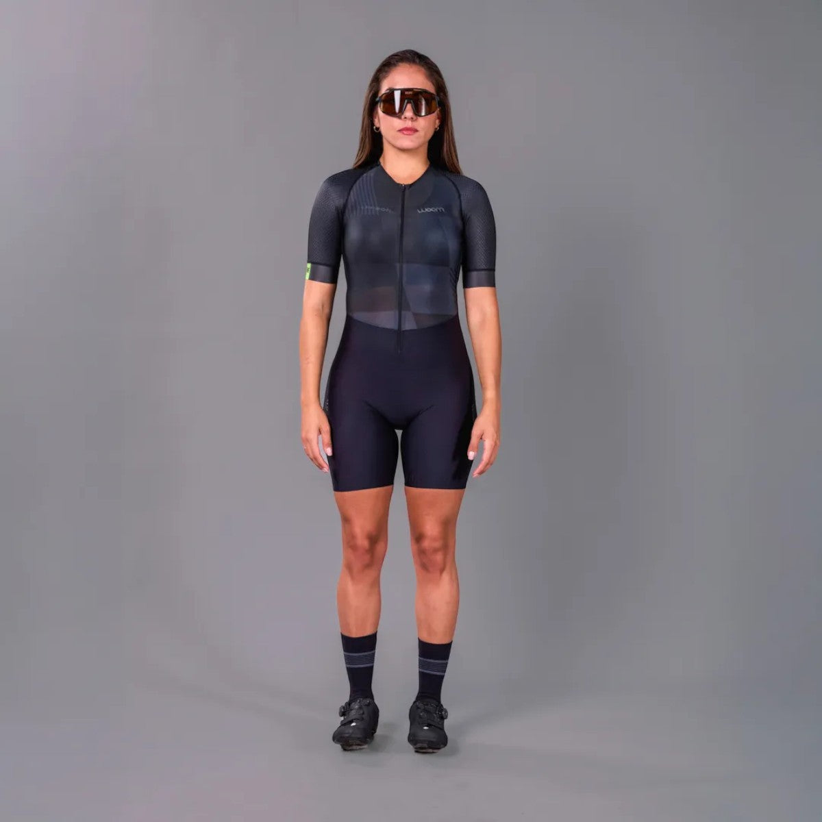 Macaquinho Triathlon com Manga  Woom Carbon Phantom Feminino II