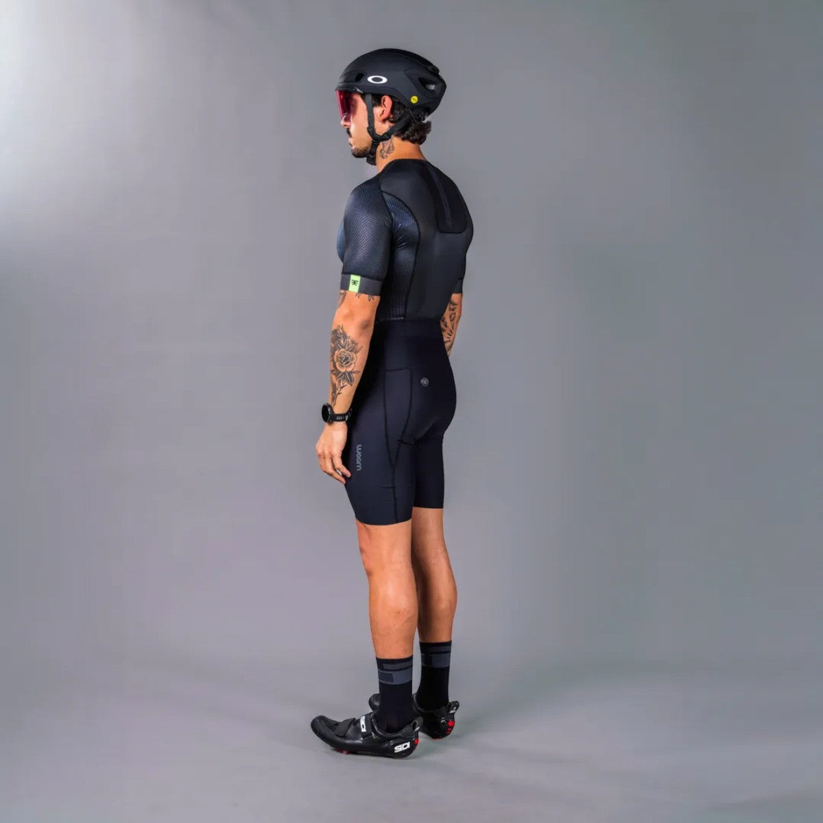 Macaquinho de Triathlon com mangas Woom Carbon Phantom Masculino II