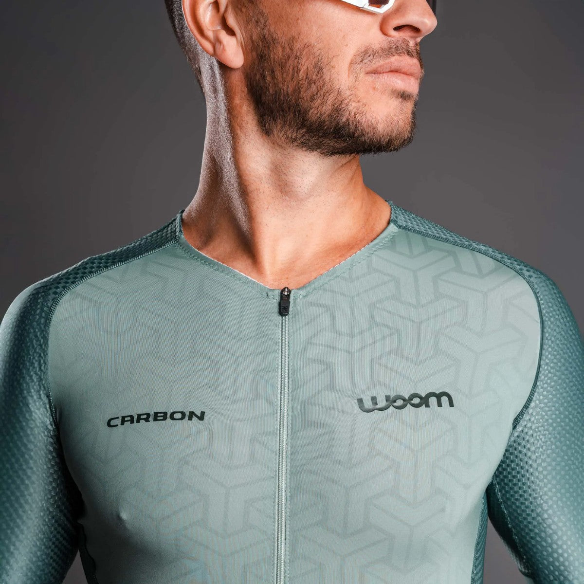 Macaquinho de Triathlon Woom Carbon Revolution Masculino
