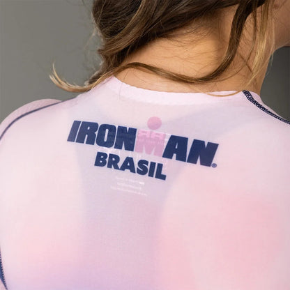 Macaquinho Triathlon c/ manga Carbon IRONMAN Woom Feminino III