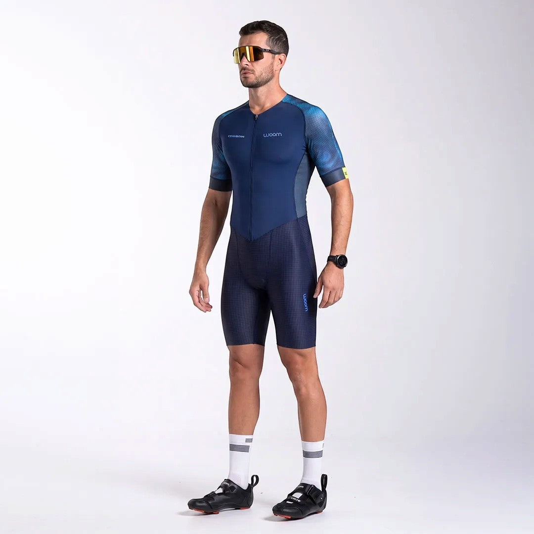Macaquinho Triathlon com manga Carbon Revolution Woom Masculino II