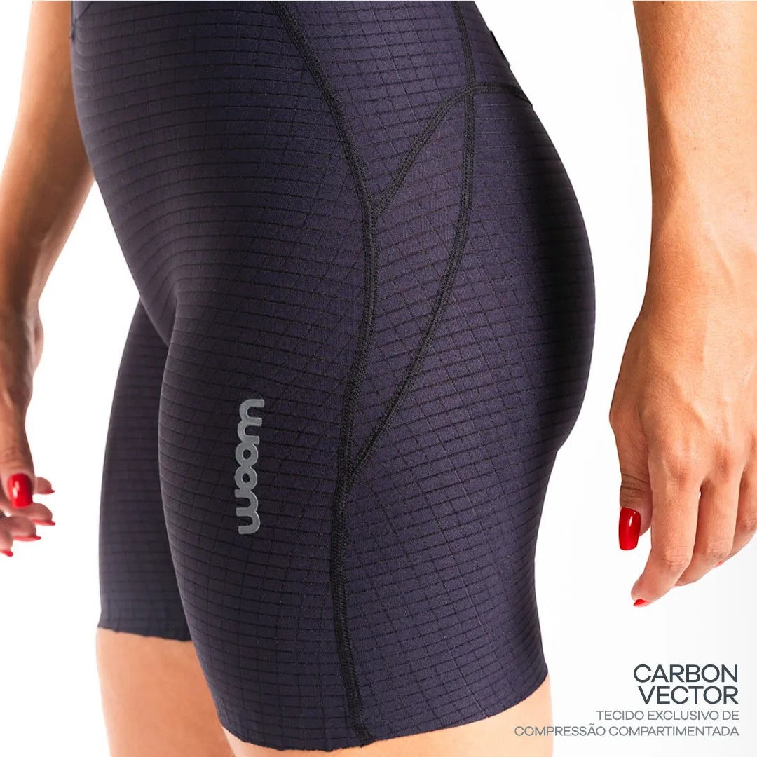 Macaquinho Triathlon c/ manga Carbon Revolution Woom Feminino II