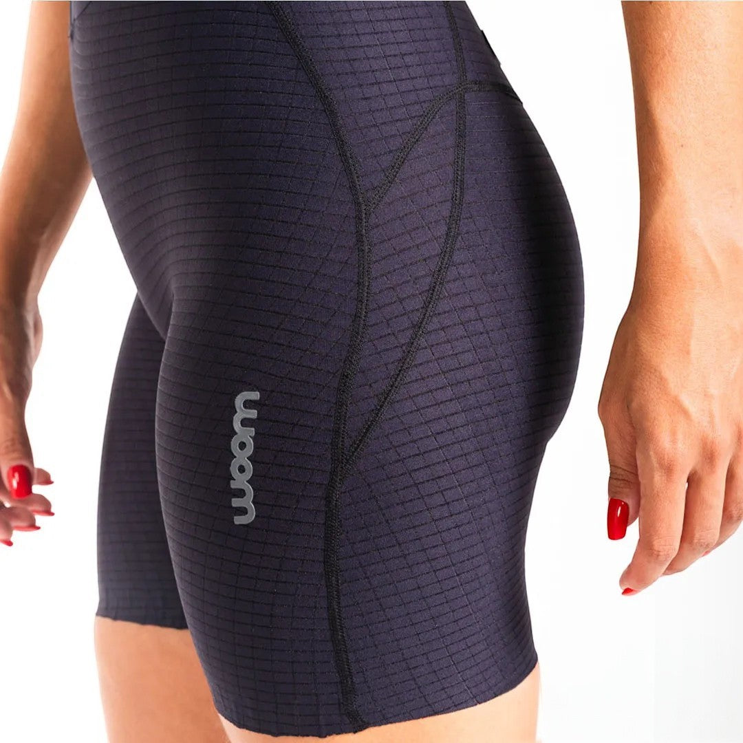 Macaquinho de Triathlon Woom com manga Carbon Revolution II Feminino
