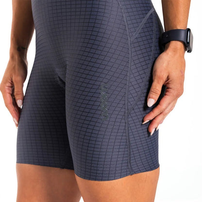 Macaquinho de Triathlon Woom com manga Carbon Revolution II Feminino
