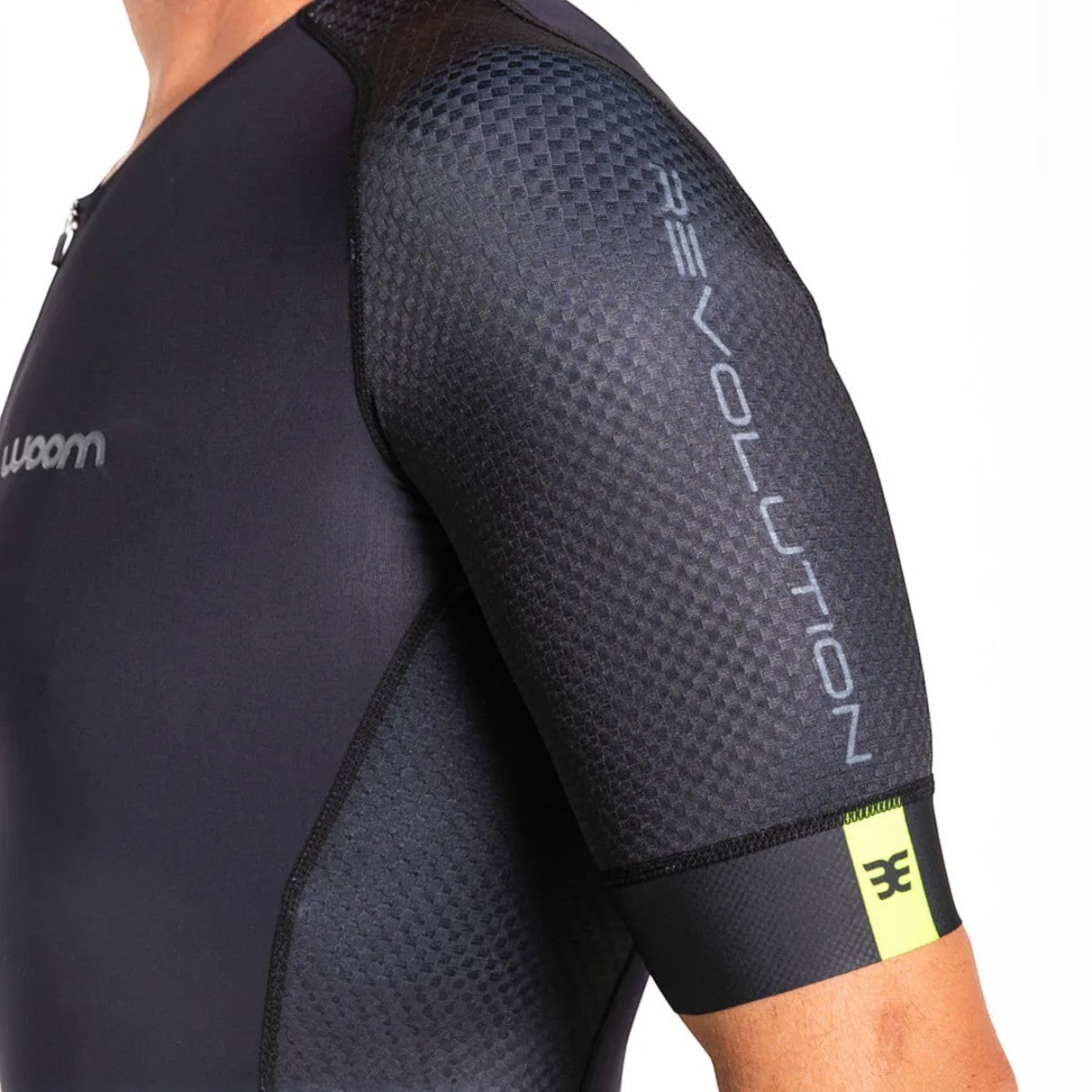 Macaquinho Triathlon com manga Carbon Revolution Woom Masculino II