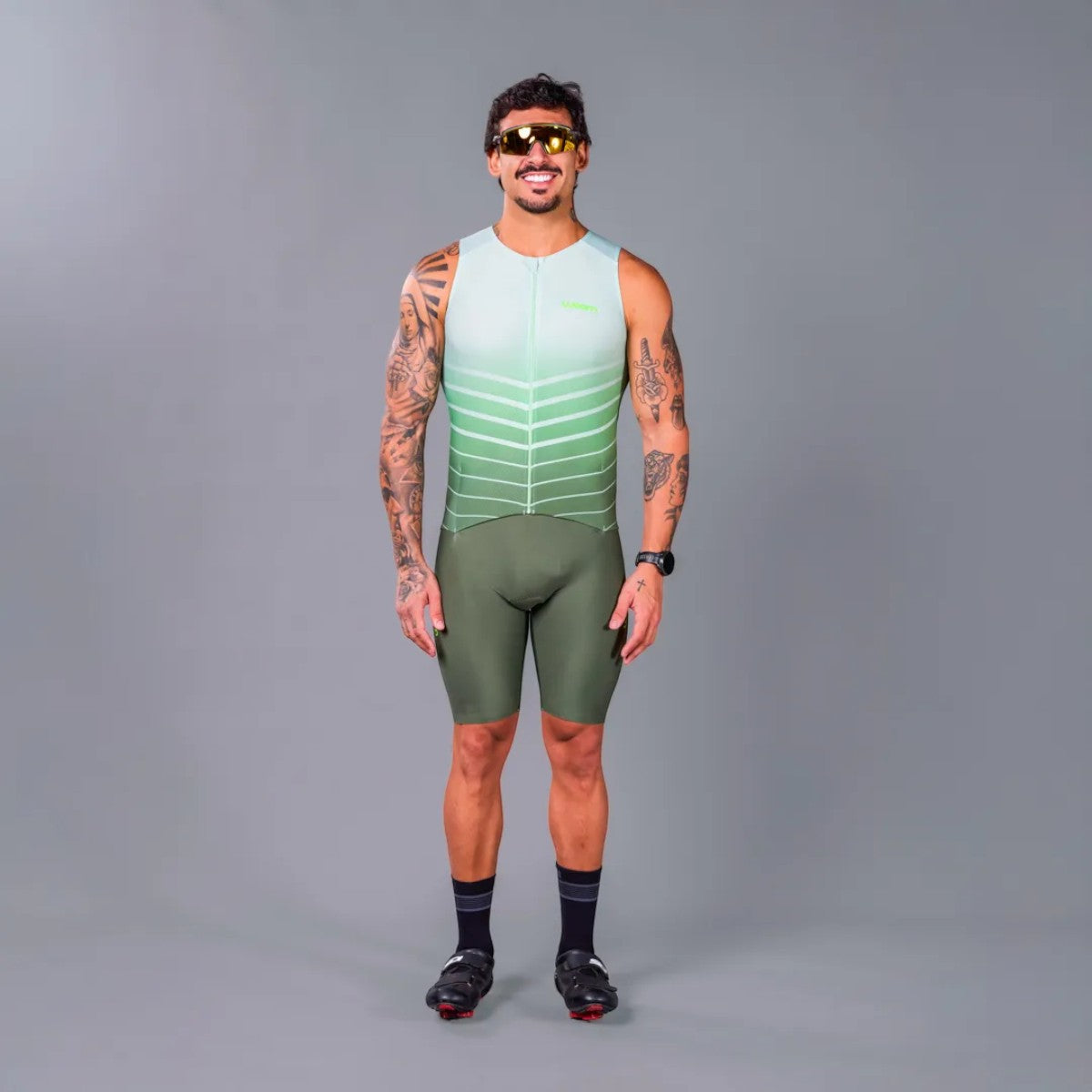 Macaquinho Triathlon Sem  Mangas  Woom 140 Masculino II
