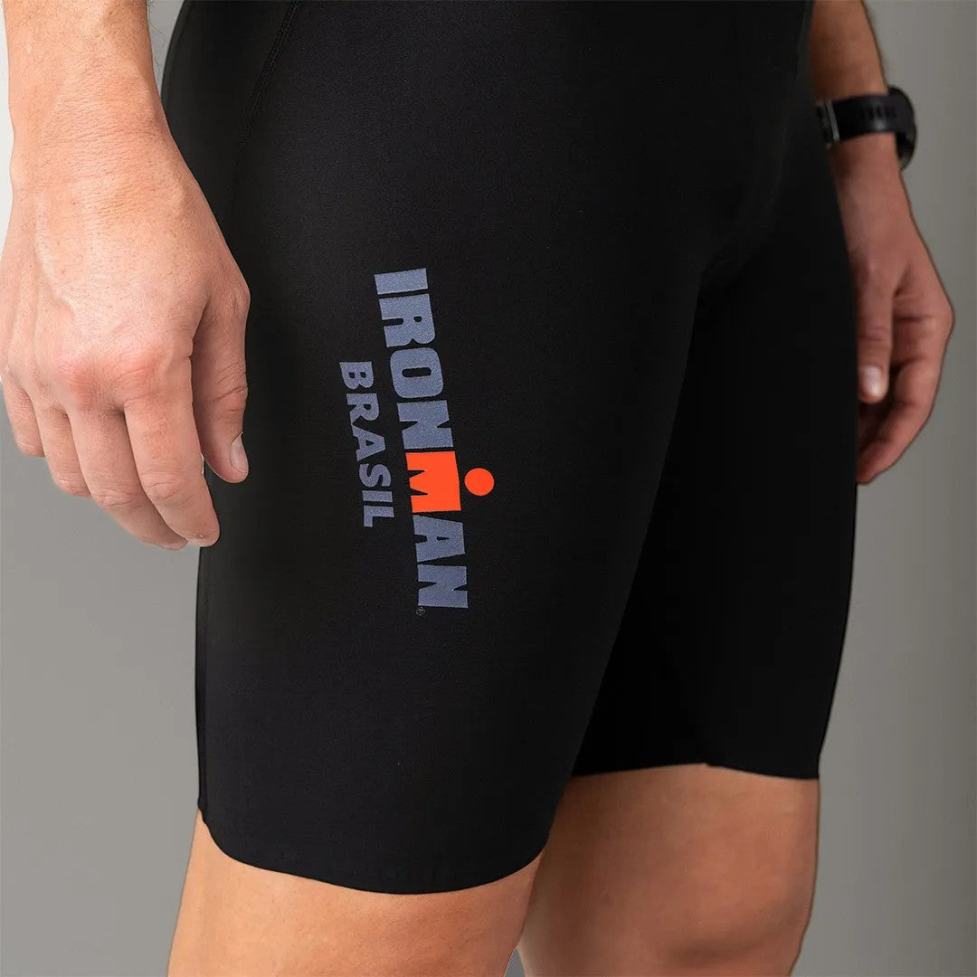 Macaquinho Triathlon c/ manga Carbon IRONMAN Woom Masculino III