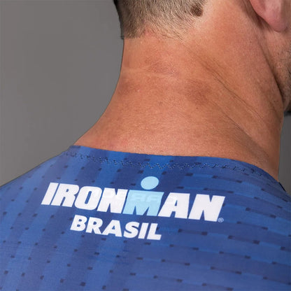 Macaquinho Triathlon c/ manga Carbon IRONMAN Woom Masculino III