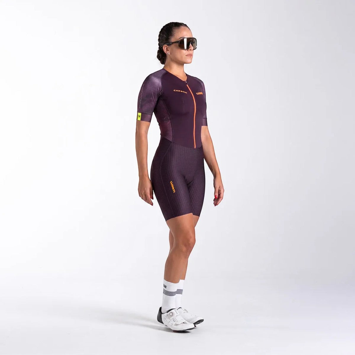 Macaquinho Triathlon c/ manga Carbon Revolution Woom Feminino II