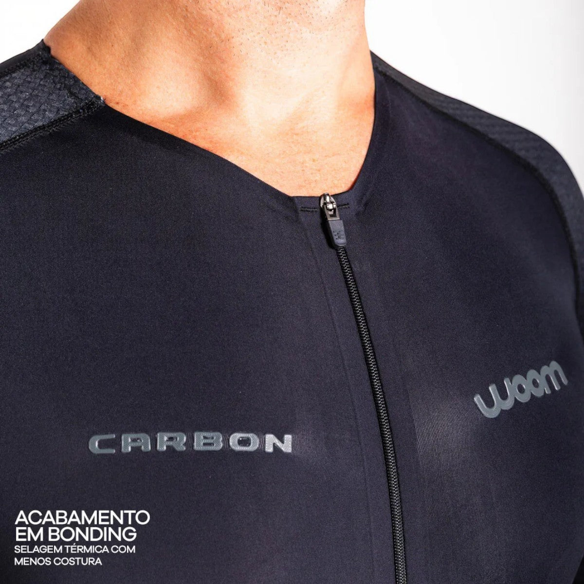 Macaquinho Triathlon com manga Carbon Revolution Woom Masculino II